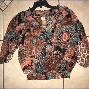 Miss Tina Multi Color Too Size Small